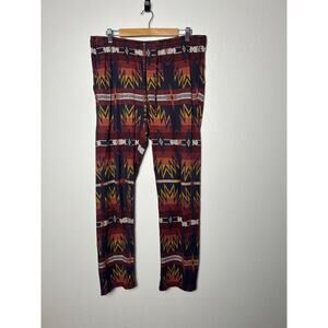 Faherty Pajama Pants Mens Star Fire Southwest Aztec Geometric Print Size Med